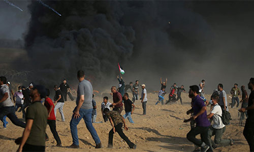 La protesta palestina de la Marcha de Retorno continúa en Gaza La protesta palestina de la Marcha de Retorno continúa en Gaza